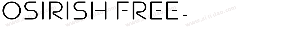 Osirish Free字体转换